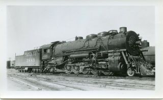 6d650 Rp 1948 At&sf Santa Fe Railroad Engine 3889 Ft Worth Texas