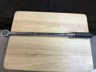 Vintage J.  H.  Williams 1/2 " Drive Torque Wrench Stw - 3rcf 30 - 250 Foot/lbs