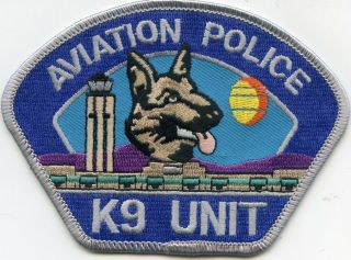 Albuquerque Mexico Nm Airport Aviation K - 9 Police Patch