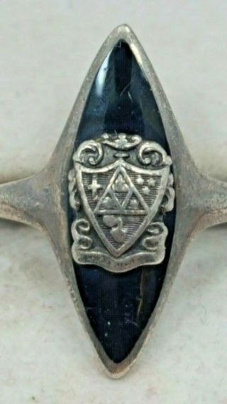 Vintage LGB Sterling Silver Kappa Delta Sorority Ring 2