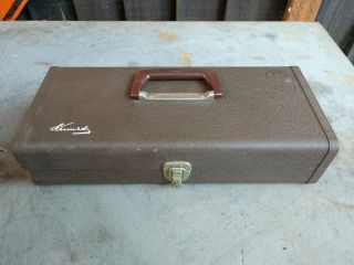 Vintage Kennedy L16 Small Metal Machinist Tool Box Chest Tackle Carry