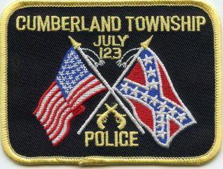 Cumberland Township Pennsylvania Pa Police Patch