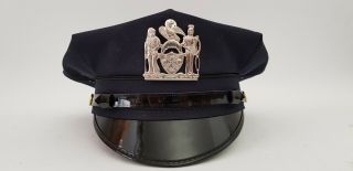 Vintage Tanen Uniform Cap Co York Police Hat