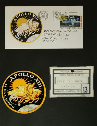 Apollo 13 Day Of Launch Canceled Postal Cover April 11 Pm 1970 Kennedy Space Ctr