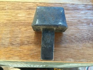 Old Vintage Blacksmith Anvil Hardie,  Hardy Tool