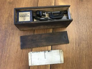 Antique Brown & Sharpe Dial Indicator Tool,  Holders,  & Contact Point - Machinist
