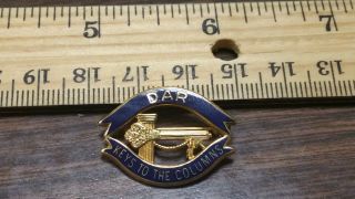 Dar Daughters Of The American Revolution Keys To The Column Pin