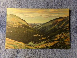 Vintage Postcard Fall River Canon,  Rocky Mountain National Park