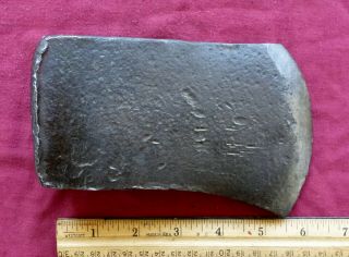 Vintage M W CO Hand Made Axe Head 5