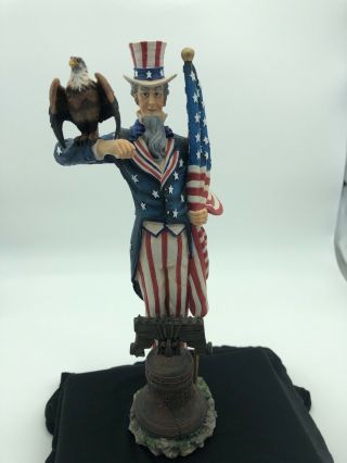 Fredom’s Pride By Lenox - Uncle Sam,  American Flag And Bald Eagle