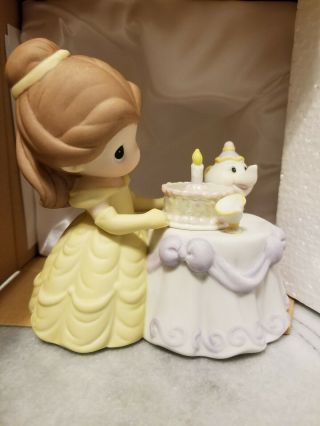 Disney Precious Moments Belle " Be My Guest For Our Birthday Best "