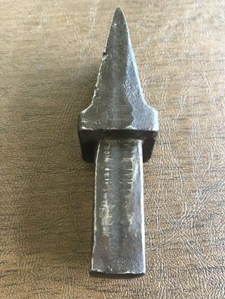 Vintage Champion Blacksmith 7/8” Hardie Hardy Hole Hot Cut Off Tool Anvil Forge 4