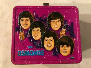 Vintage 1973 The Osmonds Metal Lunchbox - No Thermos