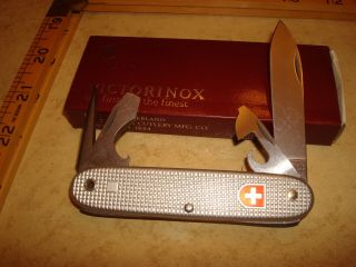 Victorinox Swiss Army Knife Silver Alox Soldier 1983