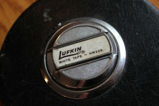 Lufkin Rule Company white clad Steel Tape Measure 100 ft HW226 Vintage 3