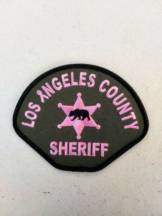 Los Angeles County Sheriff Patch 2019 Pink Patch Edition California Ca Police