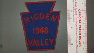 Boy Scount Hidden Valley 1948 Keystone Area Council 2958ii
