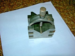 V Block,  Brown & Sharpe 750 - B With Clamp.  Machinist,  Tool or Model Maker. 2