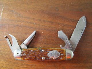 Vintage Remington Official Boy Scout 4 Blade Pocket Knife