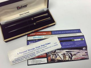 Vintage Fisher Space Pen & Pencil Set