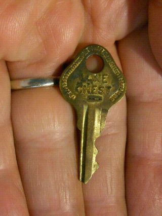 Vintage Old Lane Cedar Chest Brass Key 1