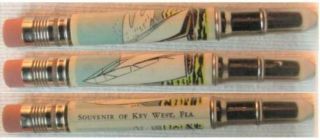 Restored Vintage Bullet Pencil - Key West.  Florida - Sailboat Ef - 1182