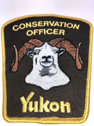 Canada,  Yukon Territory Government,  Conservation Officer Patch - Very Scarce