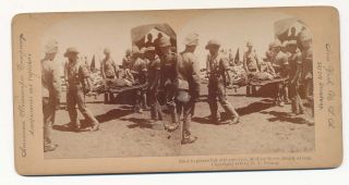 South Africa Boer War Wounded Soldier Stereoview 1900