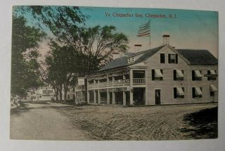 1911 Chepachet Inn Station 2 Rhode Island Automobile Club Chepachet Ri Postcard