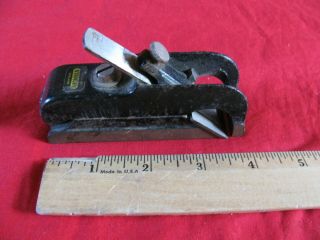 Vintage Stanley 4 Inch Wood Plane - Made In England