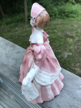 Florence Ceramics Figurine Madeline In Rose Light Pink Dress 3