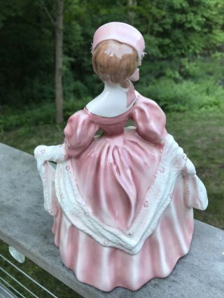 Florence Ceramics Figurine Madeline In Rose Light Pink Dress 4