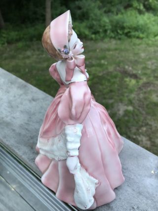 Florence Ceramics Figurine Madeline In Rose Light Pink Dress 7