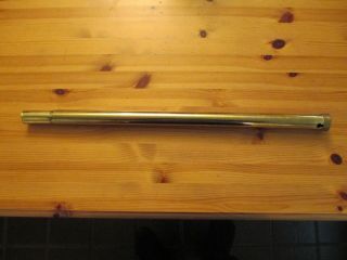 Tension Pole Floor Lamp Lower Base Tube - Gold Tone Finish - Part Only - Vintage.