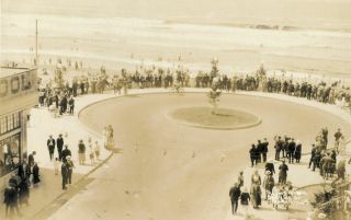 1921 Rppc The Turnaround Seaside,  Or Real Photo Postcard