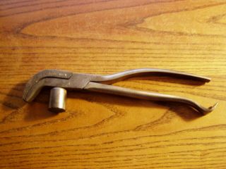 Vintage Usmc No.  4 - - 1/2 " Wide Jaw,  Lasting Pliers / With C Hammer