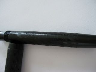 Vintage Sheaffer fountain pen black rubber ring top 14K gold nib lever fill USA 3