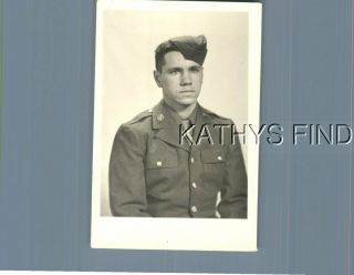 Real Photo Rppc A,  7420 Portrait Of Soldier In Uniform