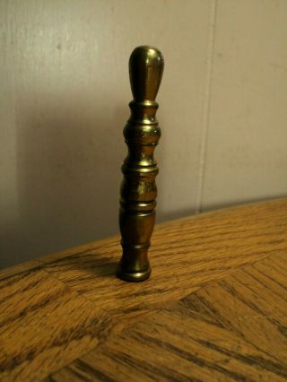 Vintage Brass Lamp Finial - 3 - 1/4 " Tall