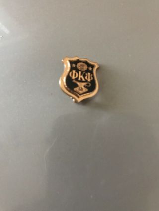 Phi Kappa Psi Fraternity Pin - Gold Badge Eye Stars Lamp Penn Zeta 1970 4