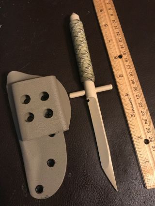 Shadow Tech Knife W/kydex Sheath Made In Usa Dagger Icepick Shiv