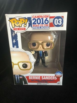 Funko Pop Bernie Sanders 2016 Campaign Vote Bernie Protector
