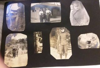 18 Vintage Old Photos WW1 CAMP SHERMAN Ohio Soldiers Man in GAS MASKS Lake Erie 4