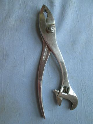 Vintage Diamalloy Duluth Handyboy DH 16 Crescent Wrench Pliers Old Tool No Res 2