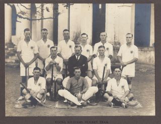 Loyal Regiment North Lancs 1st Btn Hockey Team At Secunderabad Photograph 1927