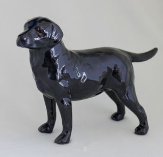 Royal Doulton Black Labrador Retriever Dog No.  Hn 2667 - Retired