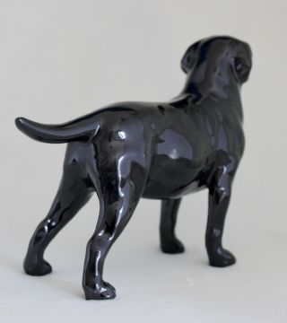 Royal Doulton Black Labrador Retriever Dog No.  HN 2667 - Retired 7