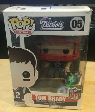 Funko Pop Tom Brady 05 5 2014 Nfl England Patriots ✨free Ship & Protect