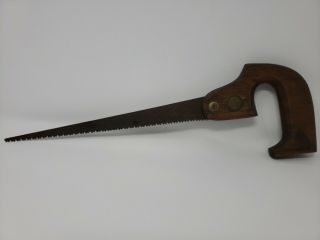Warranted Superior Vintage Key Hole Hand Saw - 13 " Overall