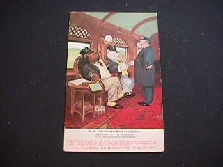 The Roosevelt Bears On A Pullman,  Jordan Marsh Co. ,  Boston Ad For Book Postcard